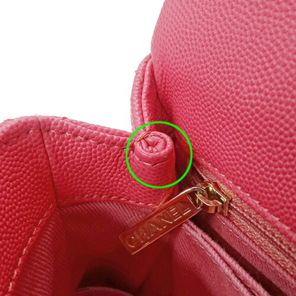 Chanel CHANEL Bag Matelasse Women's Handbag Shoulder 2way Caviar Skin Pink Cr... - Picture 13 of 14